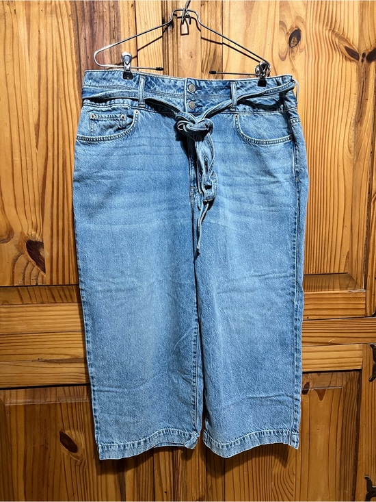 Lauren Ralph Lauren Denim - Lauren Ralph Lauren Light Blue Relaxed Jeans with Tie Belt Size 14W